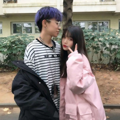 28张高清时尚情侣头像 好看又百搭