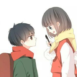 《怦然心动》动漫情头合集 20张高清唯美情侣头像