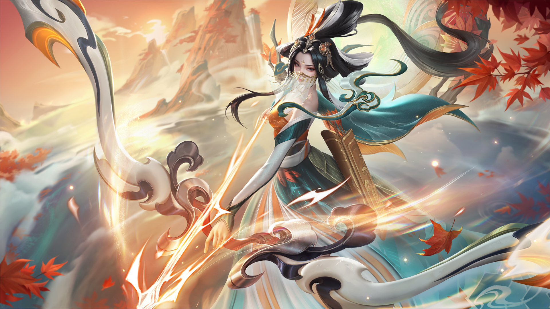 王者荣耀伽罗太华红枫高清电脑壁纸来了