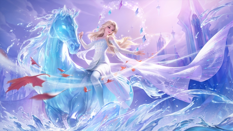 王者荣耀甄姬雪境奇遇高清电脑壁纸分享