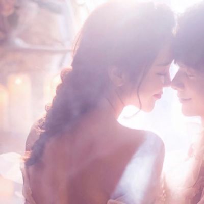 穿婚纱的情侣头像一对两张 14组高清婚纱系列情头合集