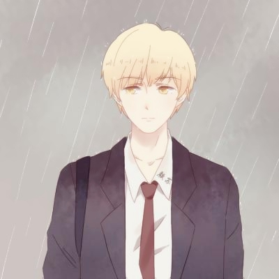 26张高清手绘二次元情侣头像 一男一女款可直接下载