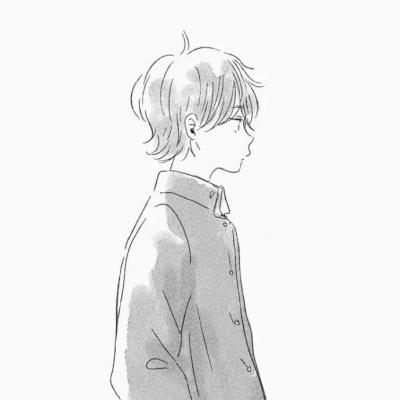 二次元绘画风格微信QQ情侣头像