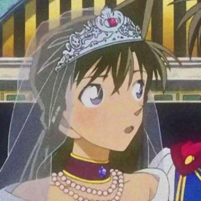 柯南小兰情侣头像来啦！一左一右高清10组超好看