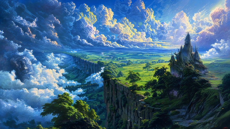 适合电脑用的云和山风景壁纸推荐