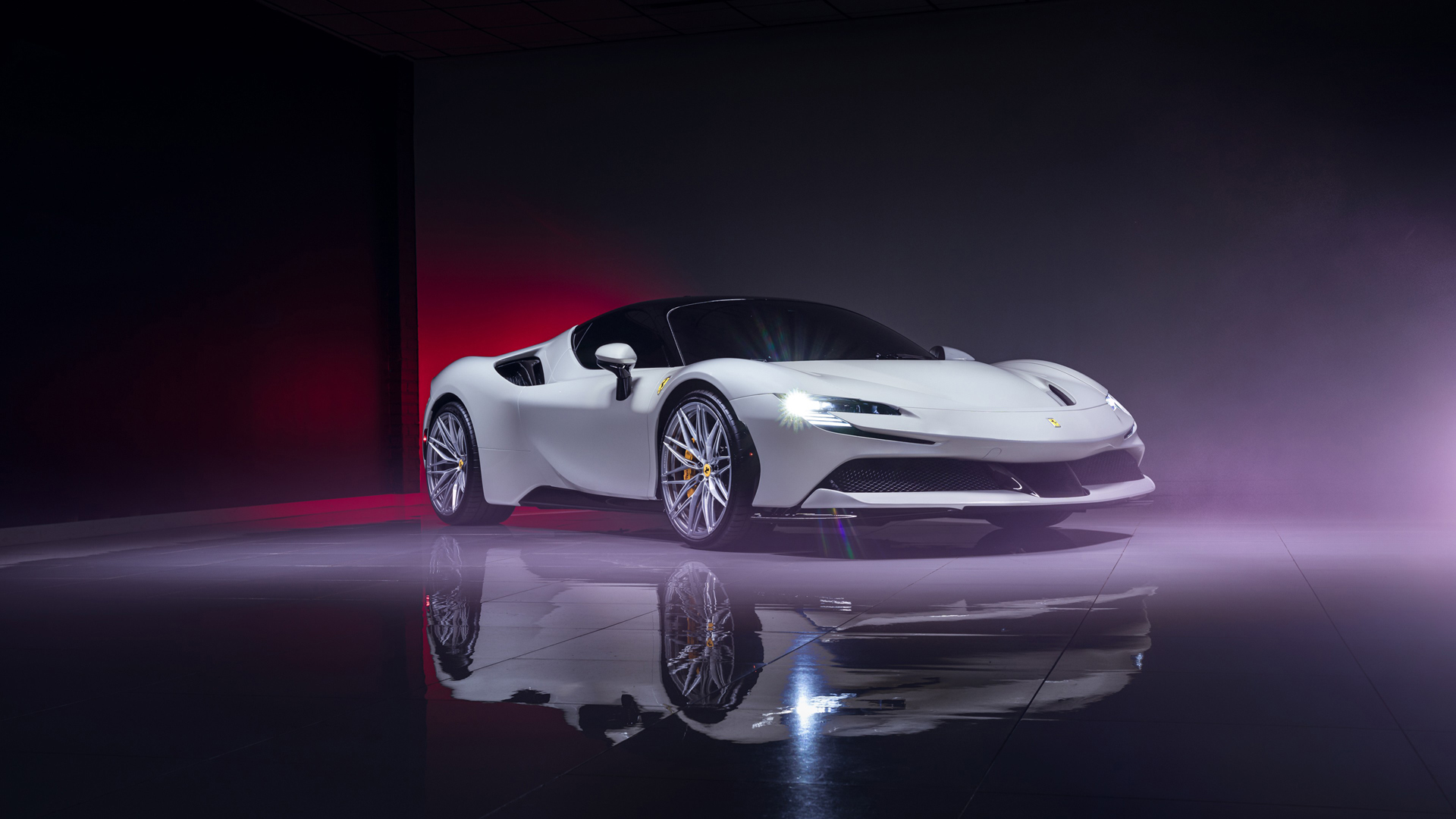 白外法拉利SF90 Stradale高清壁纸 多尺寸可选