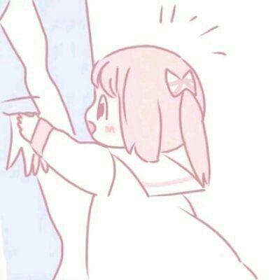 微信情侣头像头像简约风动漫情头分享 简约款还带着满满暖意