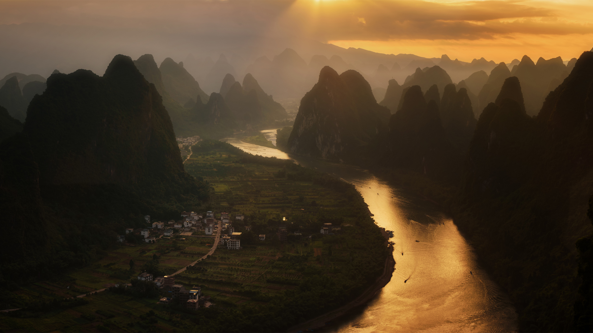 桂林阳朔漓江山水高清电脑壁纸上新啦