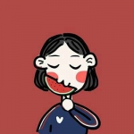 红色系创意卡通情侣头像来啦！14张高清好看的素材任你挑