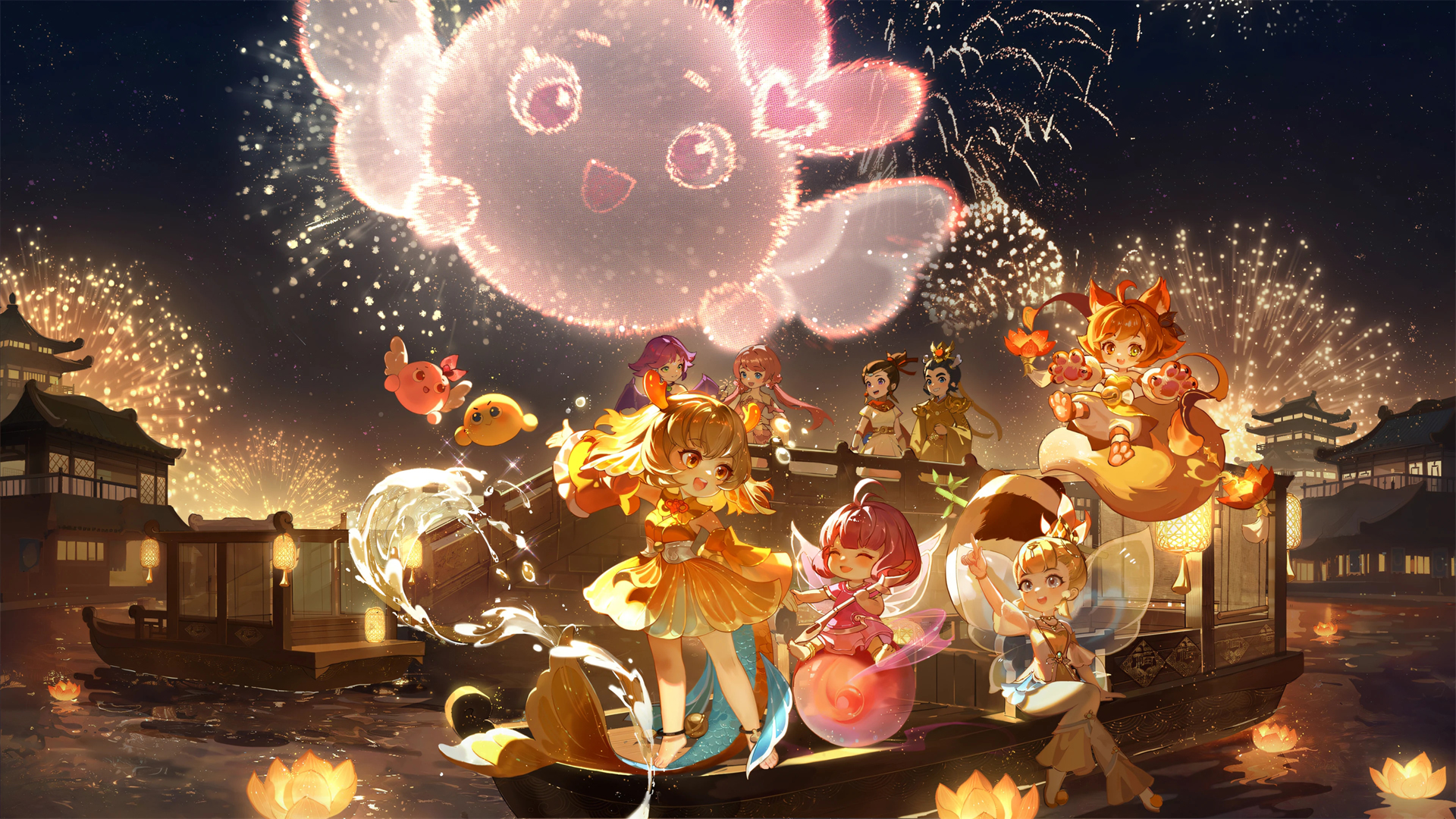 《梦幻西游》元旦电脑壁纸来啦！多款高清尺寸任你选