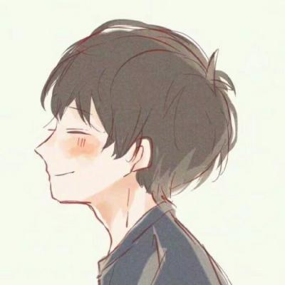 二次元绘画风格微信QQ情侣头像