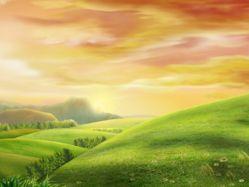 山丘风景高清壁纸合集 多款尺寸可选