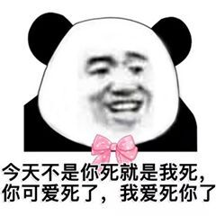 熊猫头撩妹表情包合集 聊天表白都能用