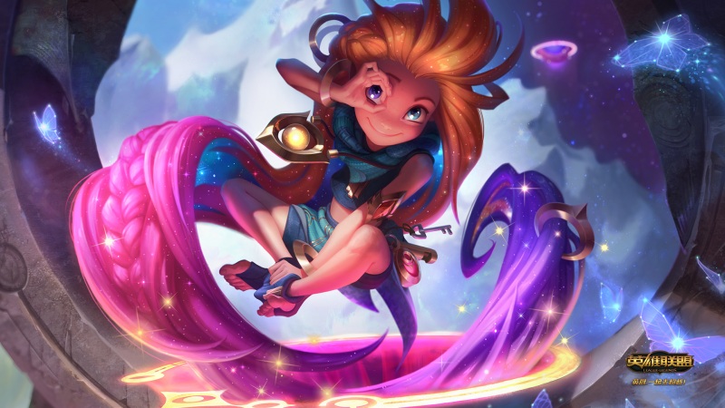 英雄联盟佐伊高清游戏壁纸来啦