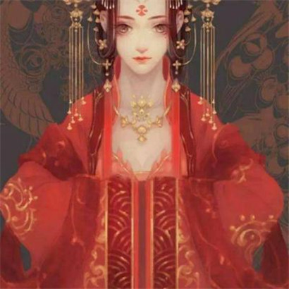 穿嫁衣的红衣古风情侣头像 20张高清一对头像分享