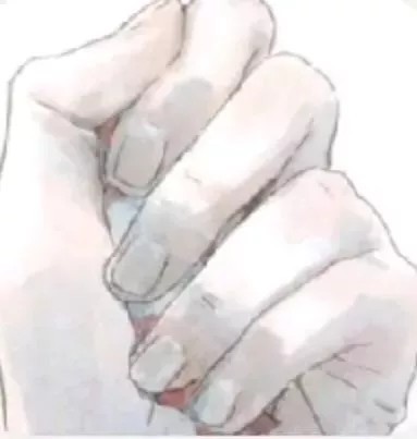 分享一组手握大白兔奶糖的聊天表情包