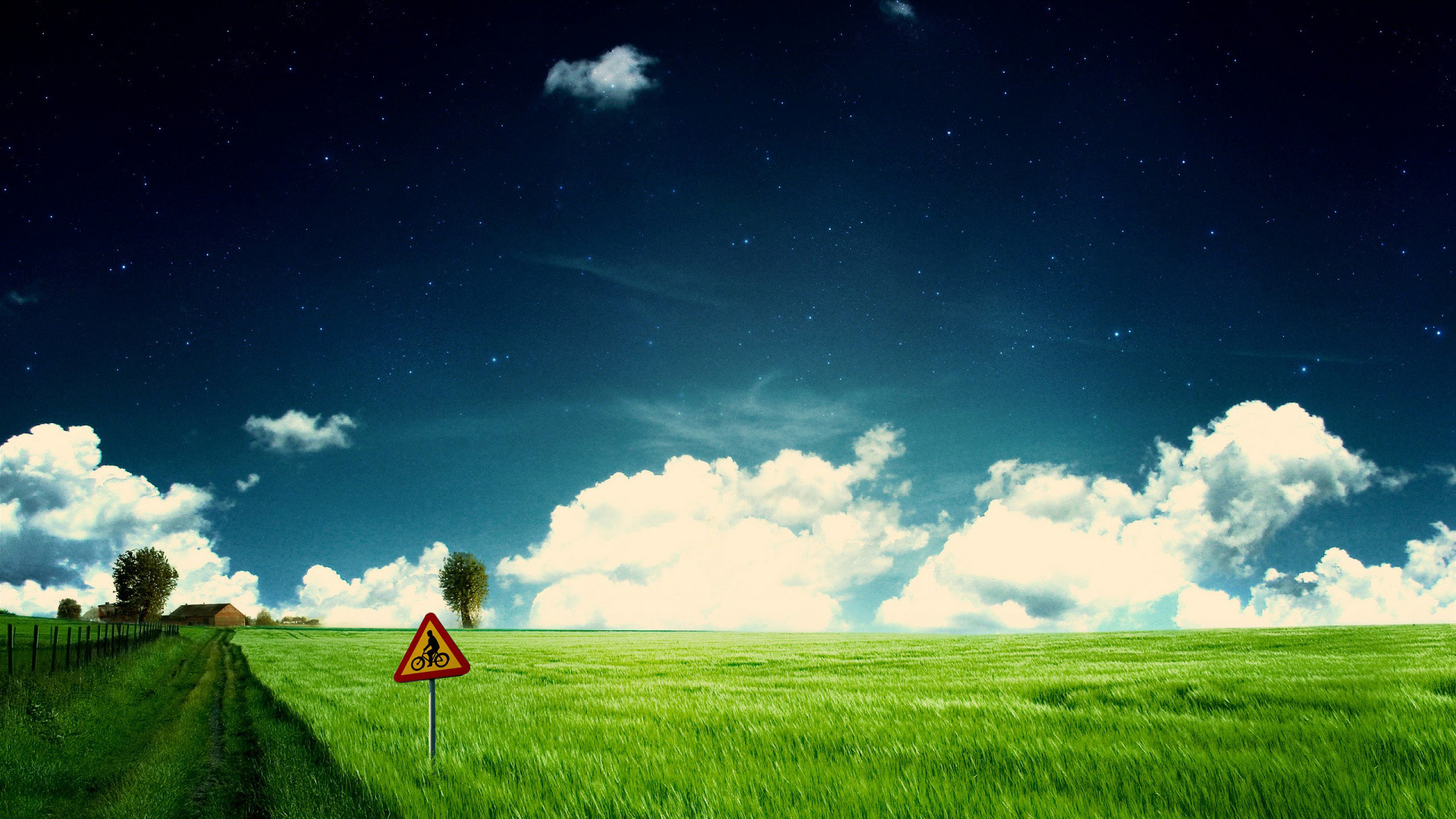 田园自行车径高清壁纸合集