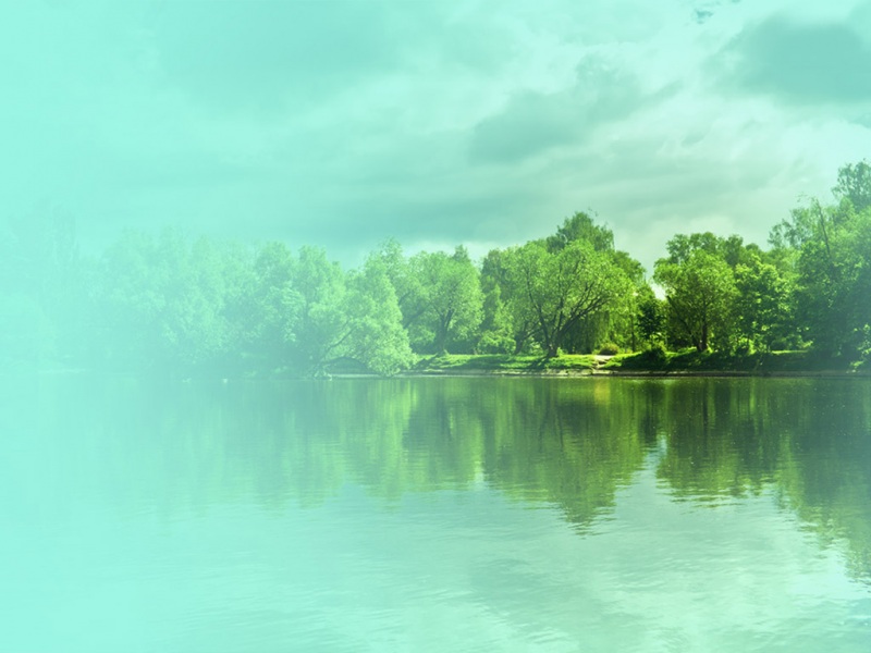 氛围感拉满！这款幽静湖水动漫风电脑壁纸太治愈了