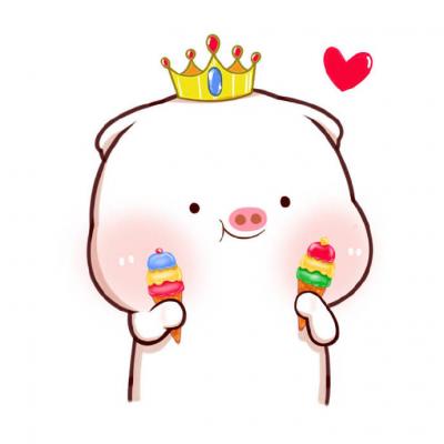 22张超萌卡通情侣头像 一左一右高清萌呆款