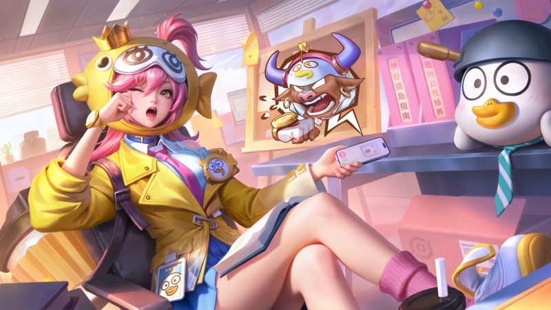 王者荣耀姬小满小满鸭高清电脑壁纸 多尺寸可选