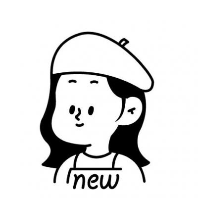 20组高清好看的简笔画情侣头像一对合集