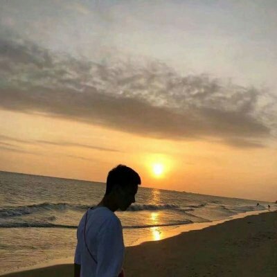 落日夕阳情侣头像来啦！28张高清唯美一对两张任你挑