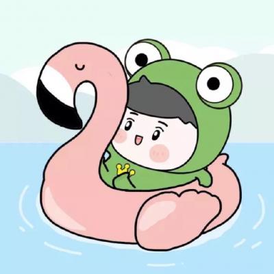 超萌卡通微信情侣头像一男一女 24张高清可爱款