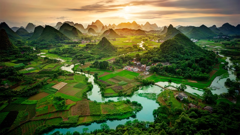广西阳朔绝美风景高清电脑壁纸合集