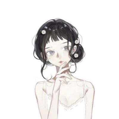 24张简约手绘黑白情侣头像 高清好看的手绘情头合集