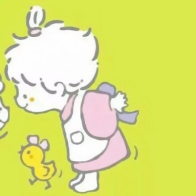 10组高清可爱卡通手绘情头 简单又好看的情侣头像