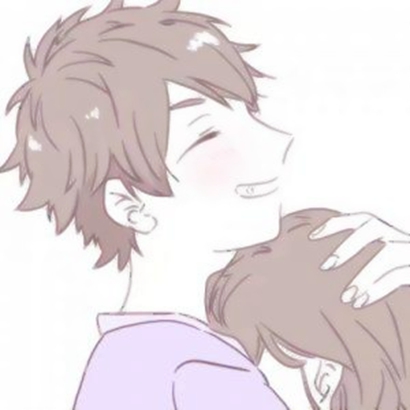 12张超甜拥抱款动漫情侣头像 高清无水印直接用