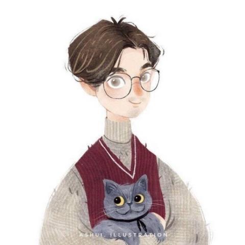 22张高清高冷款！时尚动漫情侣头像分开合集