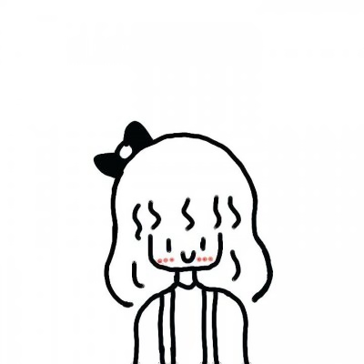 34张超甜手绘简笔画情侣头像 高清好看又可爱