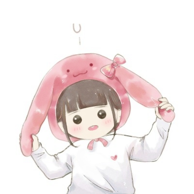 超可爱！16组一左一右卡通Q版情侣头像高清合集