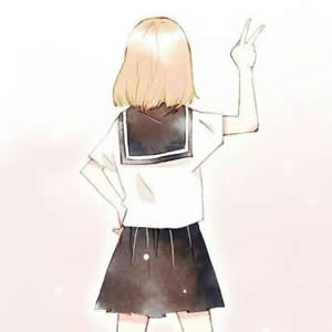 16组高清二次元情侣头像！一男一女分开款超适配