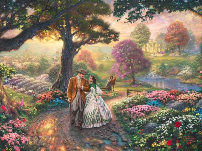 浪漫送别主题！托马斯·金凯德风格电脑桌面壁纸分享