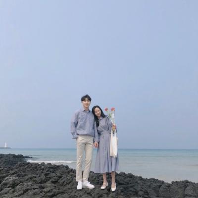 24组清新感拉满的情侣头像 一对两张高清图合集