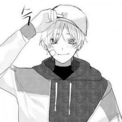 男生黑白伤感动漫头像 16张高清微信头像合集