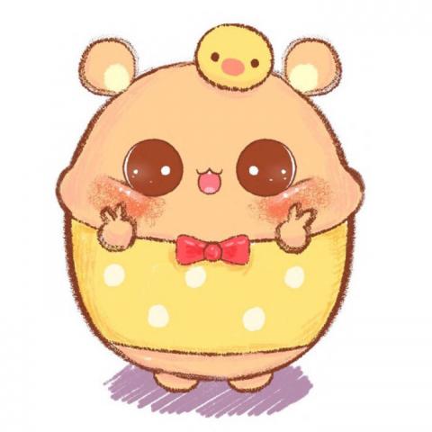 超可爱！24组一左一右卡通呆萌情侣头像高清合集