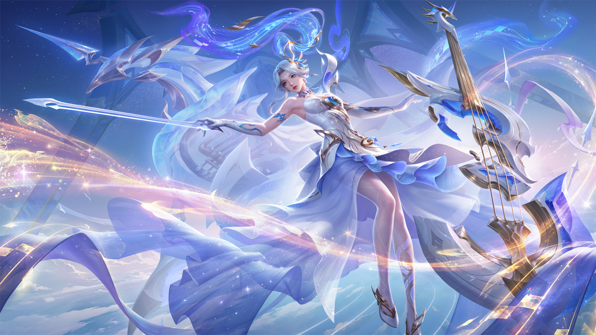 王者荣耀伽罗「最初的交响」高清电脑壁纸来啦