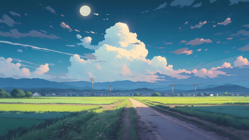 治愈感拉满！静谧乡村小路风景壁纸合集