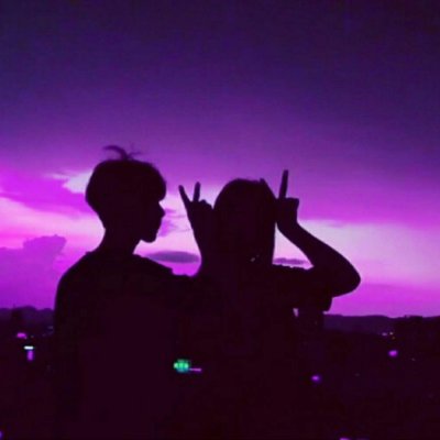 落日黄昏背影情侣头像！20张高清一对两张头像合集