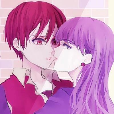 24张超绝二次元高冷情侣头像，氛围感直接拉满