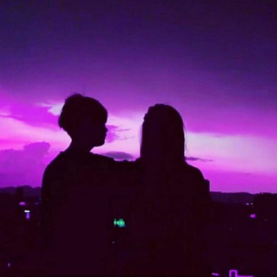 落日黄昏背影情侣头像！20张高清一对两张头像合集