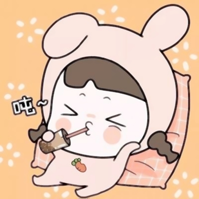 一对两张超萌卡通情侣头像 高清呆萌可爱情头合集（14组）