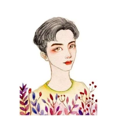 30张高清韩国插画情侣头像 一男一女超好看
