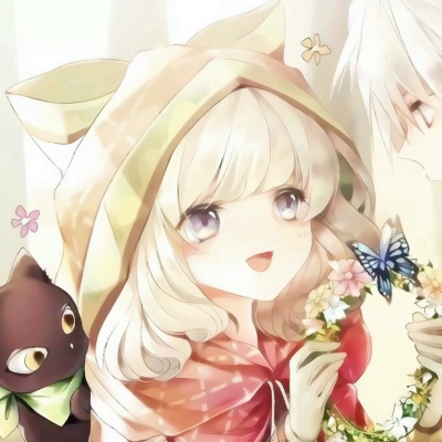 16张高清动漫风微信情头 好看的卡通情侣头像合集