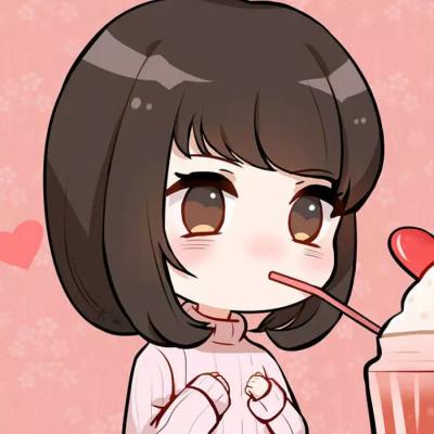 26张简约呆萌款！一男一女卡通动漫情侣头像合集