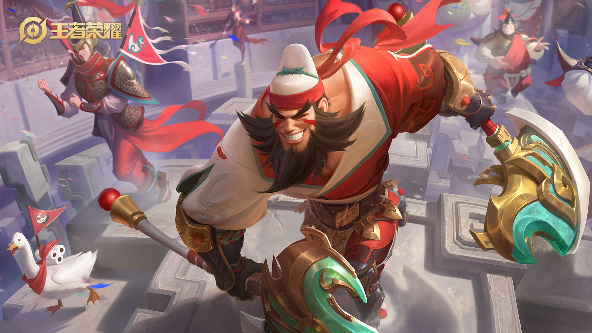 王者荣耀程咬金演武夺筹高清壁纸来啦
