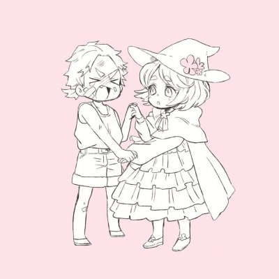 18组超甜！高清唯美卡通动漫情侣头像合集